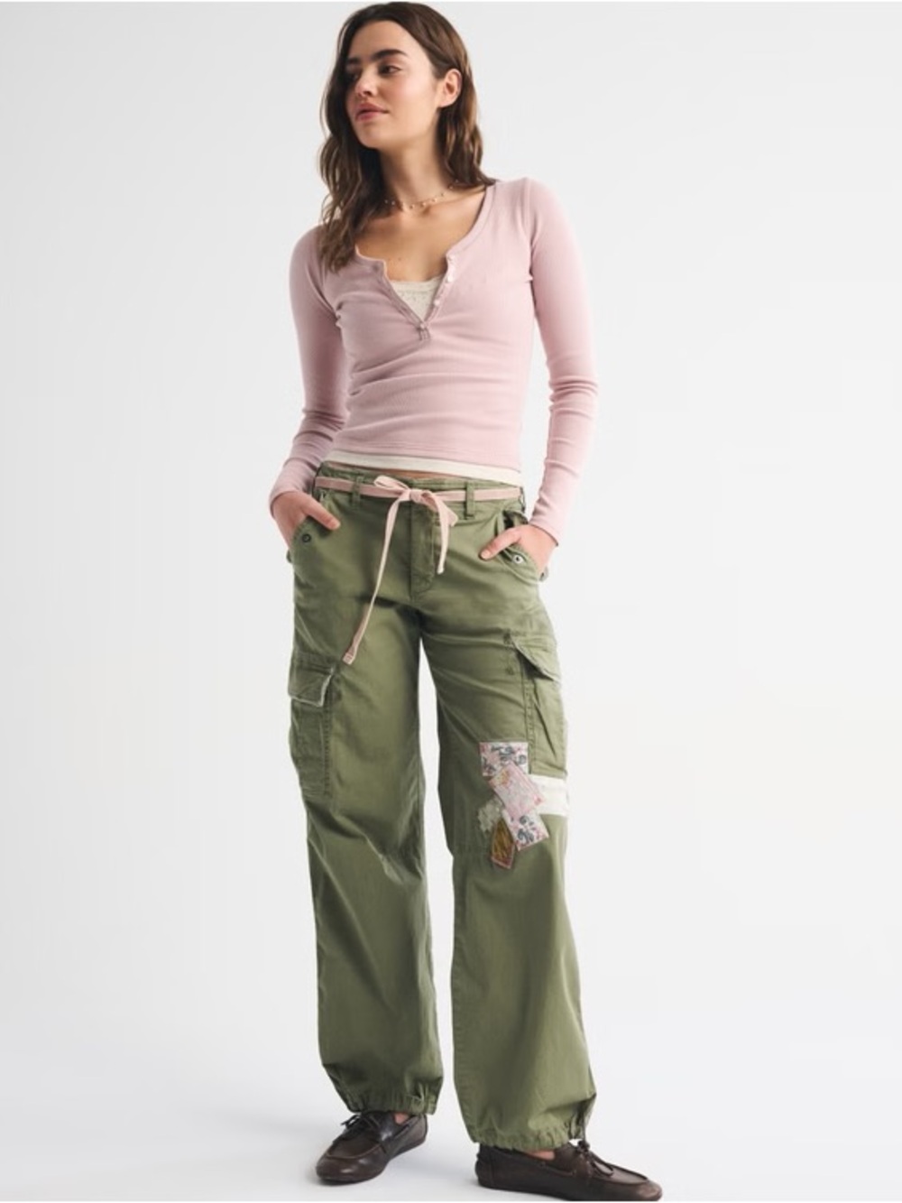 Abercrombie Curve LoveLow rise Cargos